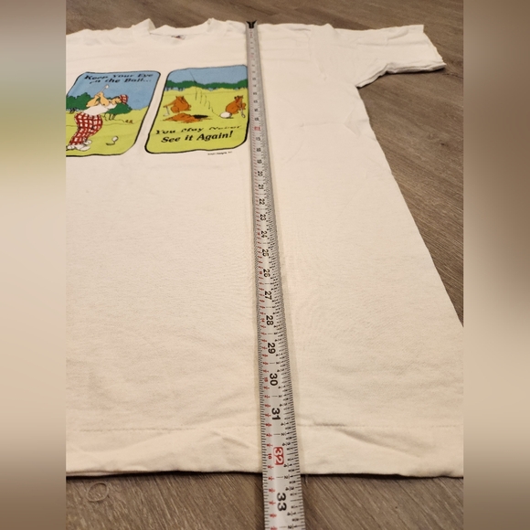 Vintage Golf T Shirt Golfing Comic Fruit of the Loom Made in USA Mens Size XL - Picture 7 of 8